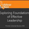 Outdoor Action Reunions 2018 - Foundations of Effective Leadership Panel
